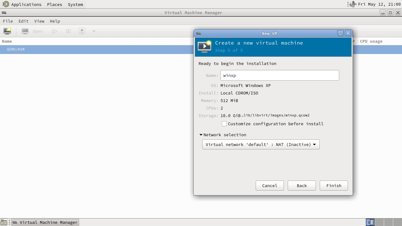 VBox-like GUI